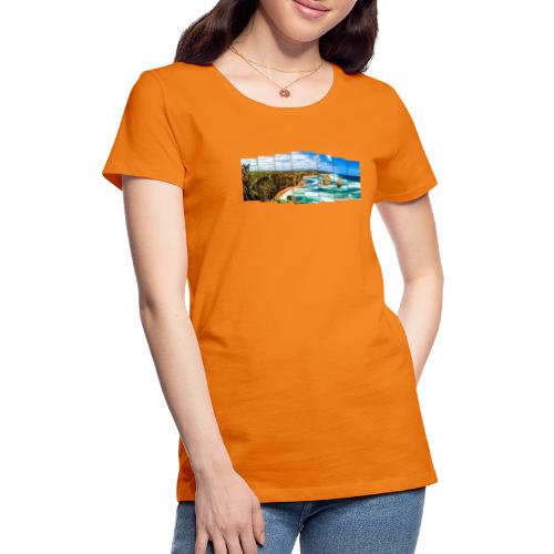 Australien: Steilküste mit Felsen und Fernblick - Frauen Premium T-Shirt