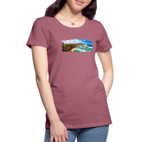 Australien: Steilküste mit Felsen und Fernblick - Frauen Premium T-Shirt