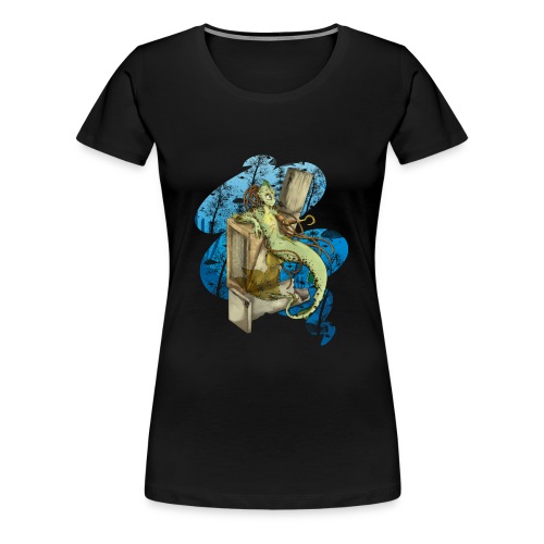 Alien merman - Vrouwen Premium T-shirt