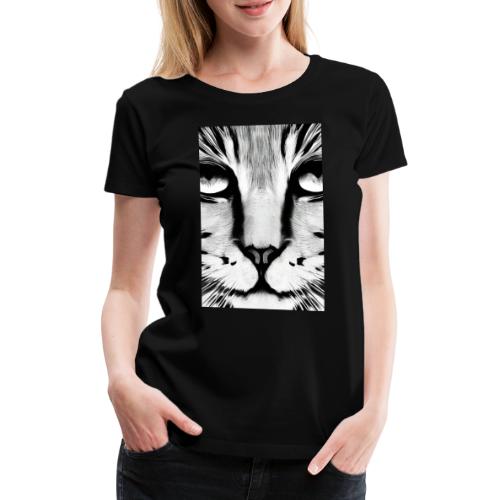 SIIKALINE CAT FACE - Premium-T-shirt dam