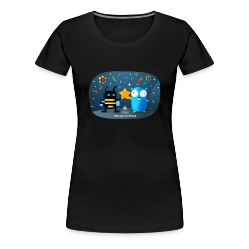 10k stars on Github - Women's Premium T-Shirt