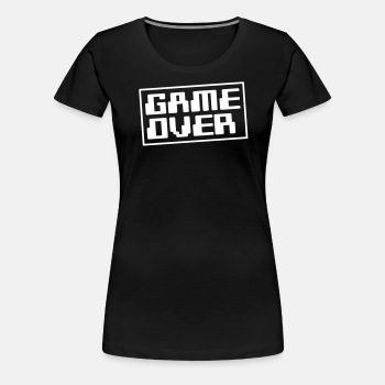 Game over - Premium T-skjorte for kvinner