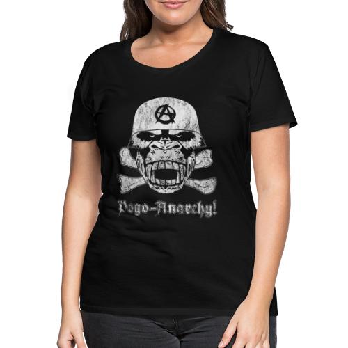 Gorilla-Skull Stahlhelm Pogo-Anarchy - Frauen Premium T-Shirt