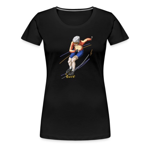 speedskating - Frauen Premium T-Shirt