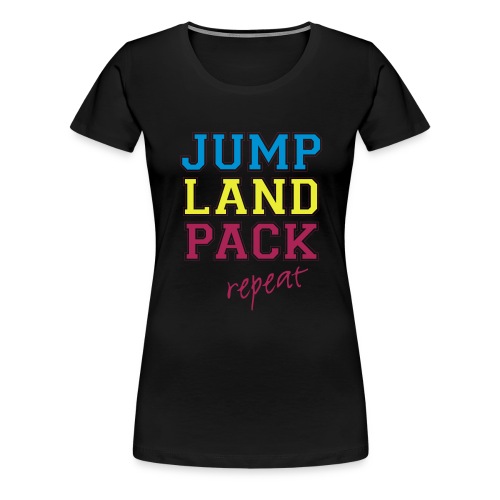 jumplandpack kleur - Vrouwen Premium T-shirt