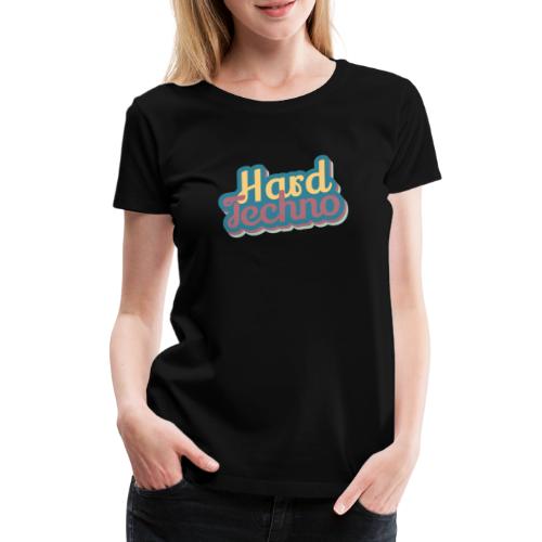 Hardtechno Vintage - Frauen Premium T-Shirt