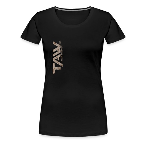 Kamuflaż pionowy TAW - Koszulka damska Premium