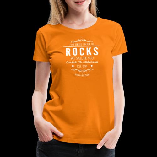 Vintage Rocks Label - Vrouwen Premium T-shirt