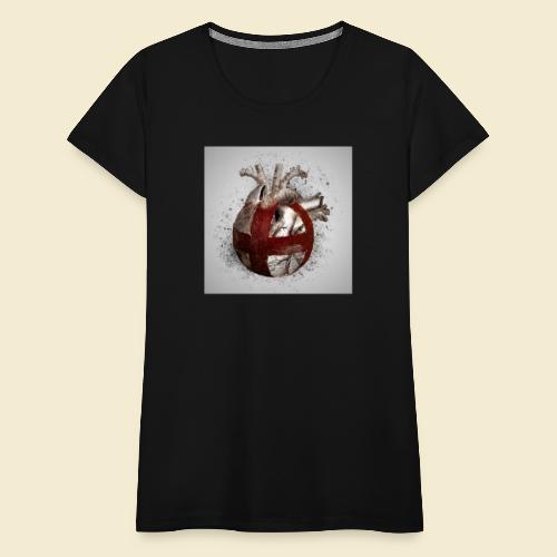 Radball Herz - Frauen Premium T-Shirt