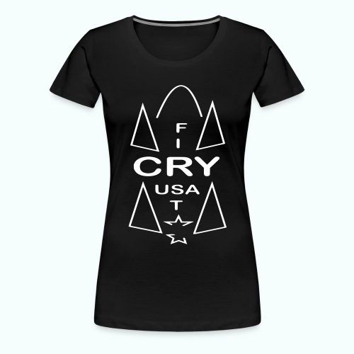 cry usa - Frauen Premium T-Shirt