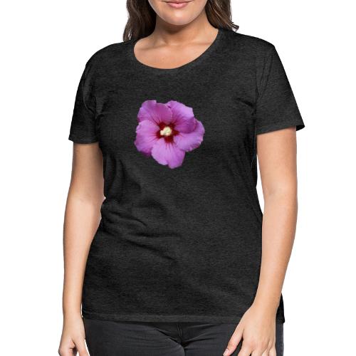 Hibiskus Eibisch lila - Frauen Premium T-Shirt