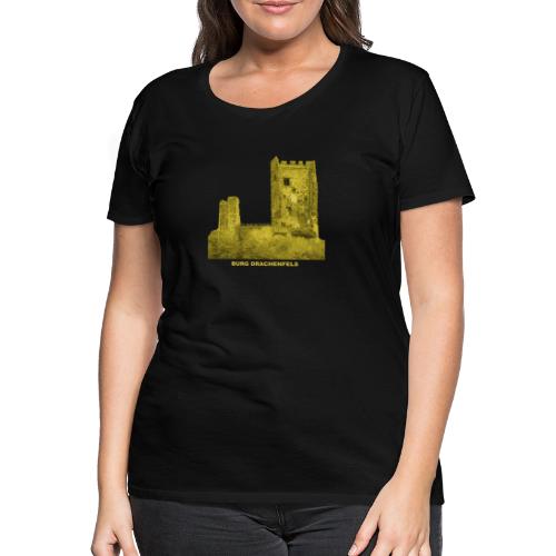 Drachenfels Burg Ruine Rhein Siebengebirge - Frauen Premium T-Shirt