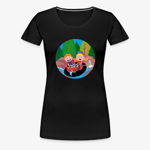 Themepark: Rapids - Vrouwen Premium T-shirt