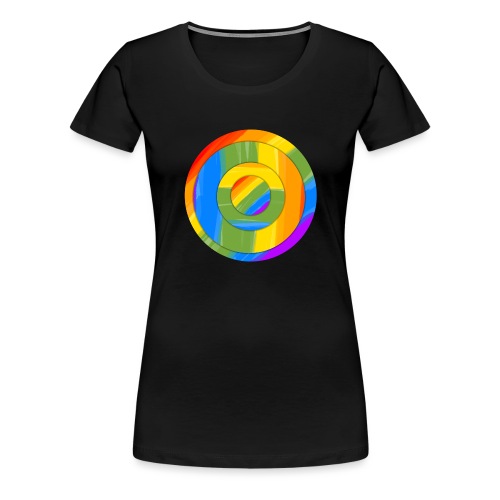 Regenbogen-Kreise - Frauen Premium T-Shirt