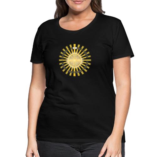 Sonnenrad ReICHtum ICH Energie Gewinnt - Frauen Premium T-Shirt