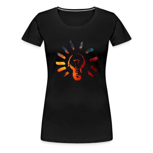 Licht, Meditation, Erleuchtung, Glühbirne, Trance, - Frauen Premium T-Shirt