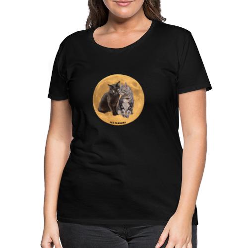 Les frangins fond planète 1 - T-shirt Premium Femme