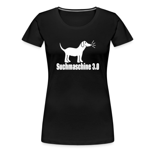 Hund Suchmaschine - Frauen Premium T-Shirt