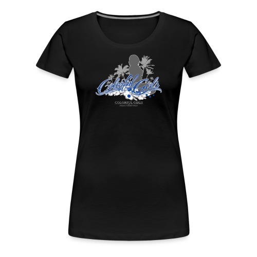 Colorful Girls - Logo Silhouette 3 - Frauen Premium T-Shirt
