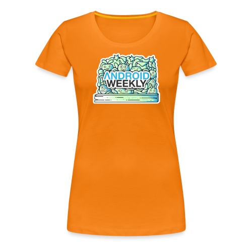 Android Weekly Community Sticker - Koszulka damska Premium