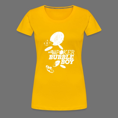 Poker - Bubble Boy (white) - Women's Premium T-Shirt