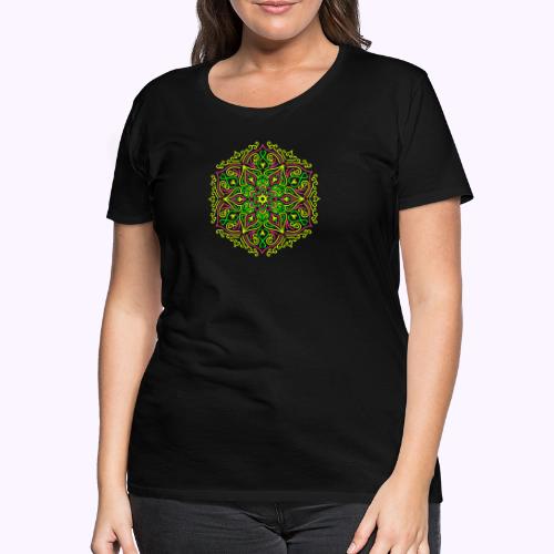 Tulipalo Lotus Mandala - Naisten premium t-paita