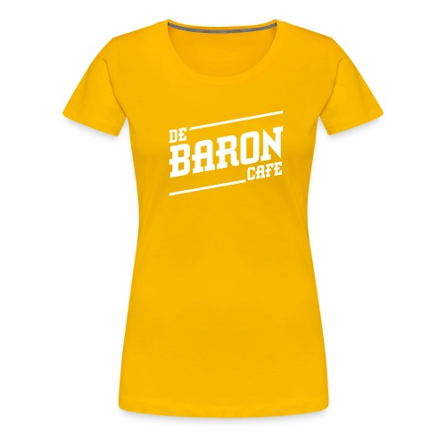baron no back white - Vrouwen Premium T-shirt
