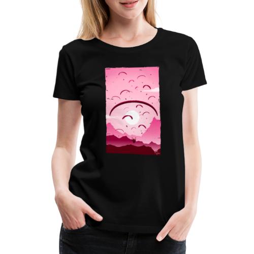 Paragliding Art Pink - Frauen Premium T-Shirt