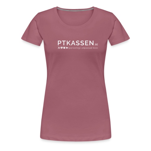 PT KASSEN-T-print-vit - Premium-T-shirt dam
