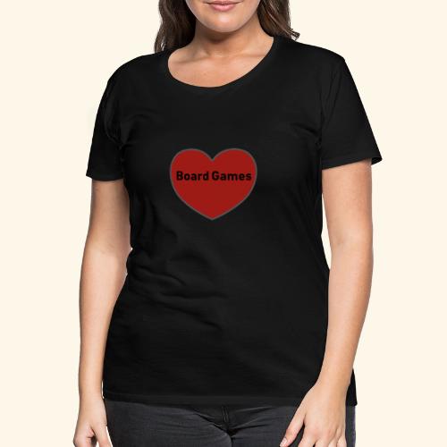 Heart Board Games 2 - Premium-T-shirt dam