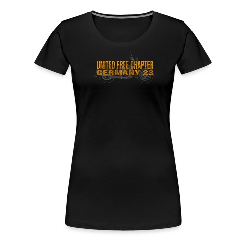 UFC GERMANY 23 Skull-Engine-Chief Design - Frauen Premium T-Shirt