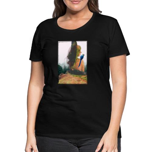 Femme nature double exposure - T-shirt Premium Femme