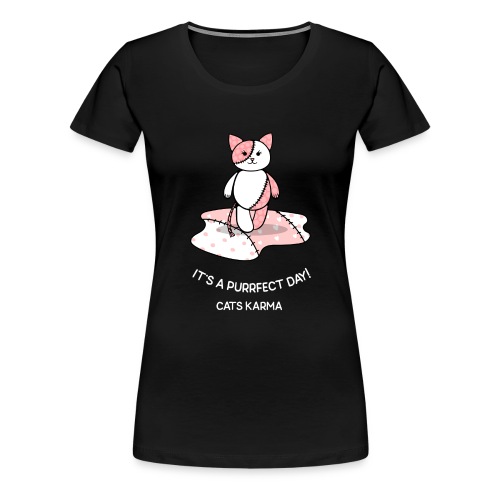CATS KARMA - Frauen Premium T-Shirt