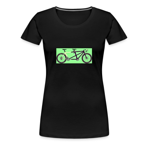 Llum Design 2RDisc Tandem BikeCAD - Vrouwen Premium T-shirt