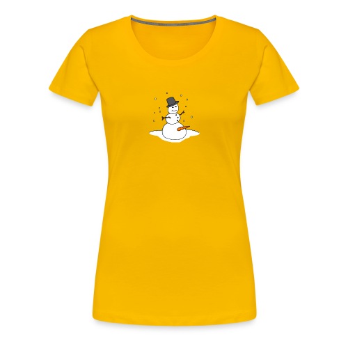 Schneemann - Frauen Premium T-Shirt
