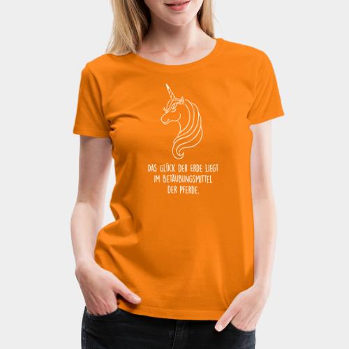 Das Glück der Erde...(Outlines) - Frauen Premium T-Shirt