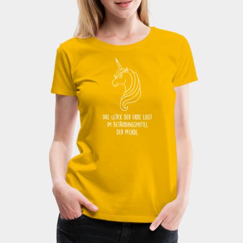 Das Glück der Erde...(Outlines) - Frauen Premium T-Shirt