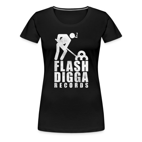 Flashdigga Weiss - Frauen Premium T-Shirt