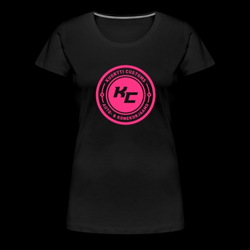 kc_tunnus_musta_uusi2 - Naisten premium t-paita