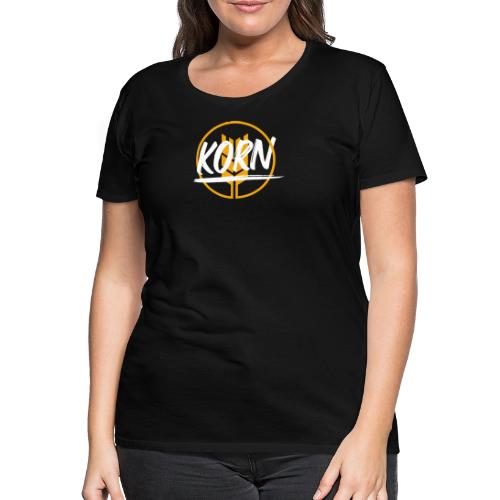 Kornfluencer – Logo Brush - Frauen Premium T-Shirt