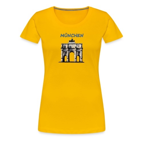 Münchnen Siegestor - Frauen Premium T-Shirt