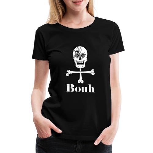 Crâne et croix d'os … Halloween fais moi peur FS - T-shirt Premium Femme