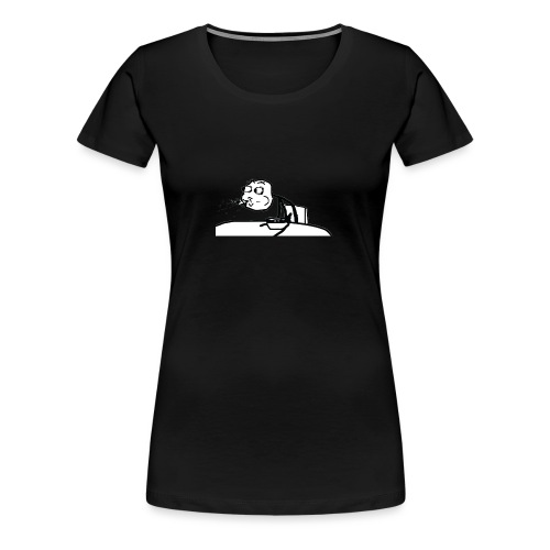 Meme Escupir - Troll Face -Taza - Camiseta premium mujer