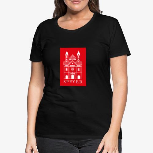 Speyer - Dom - Red - Classic Font - Frauen Premium T-Shirt