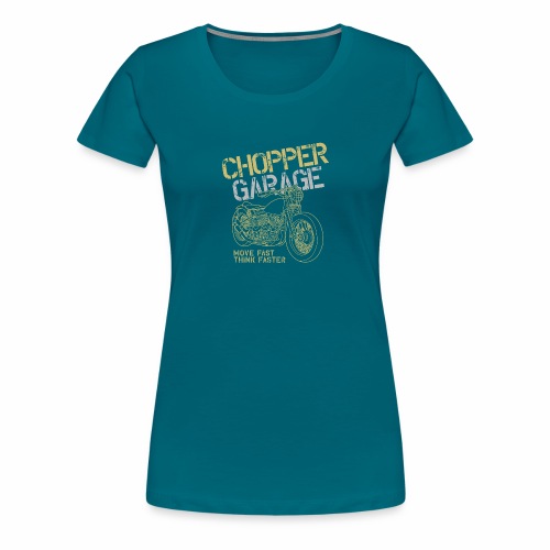 Chopper Garage - Frauen Premium T-Shirt