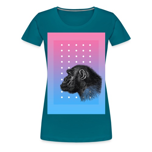 Shimpanse - Frauen Premium T-Shirt