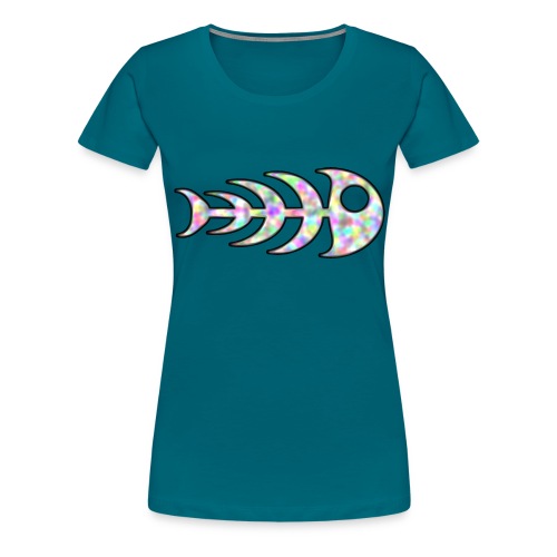 fish legs in rainbow colors - Women's Premium T-Shirt