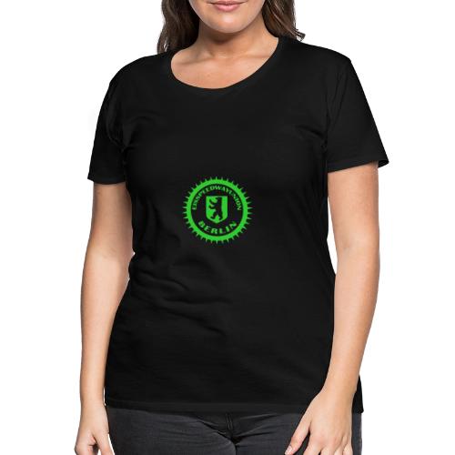 Logo klein ESU transp Green - Frauen Premium T-Shirt