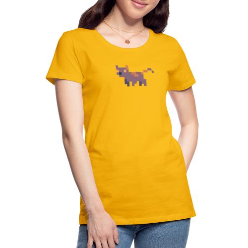 Pixel cat - Premium-T-shirt dam