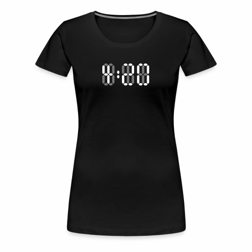 420 Clock Digital Uhr 4:20 Cannabis Hanf Kiffen - Frauen Premium T-Shirt